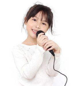 child singing